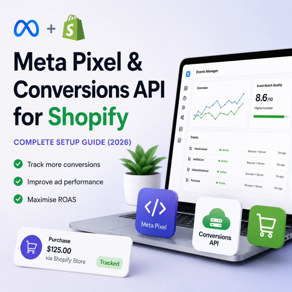 Meta Pixel and Conversions API for Shopify Meta Pixel and Conversions API dashboard for Shopify stores